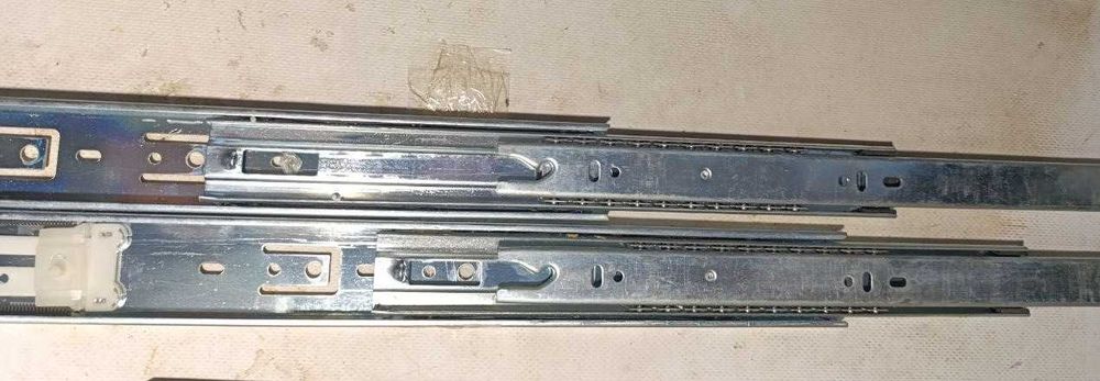 Телескопічні напрямні з дотягом L-400 мм Н-45 мм