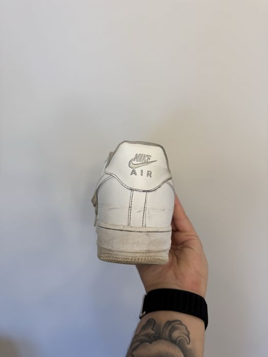 Buty Nike Air Force 1 3white białe y2k 47,5 EU 31cm