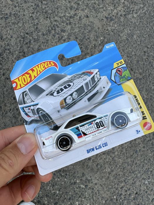 hot wheels bmw 635 csi white racing hw