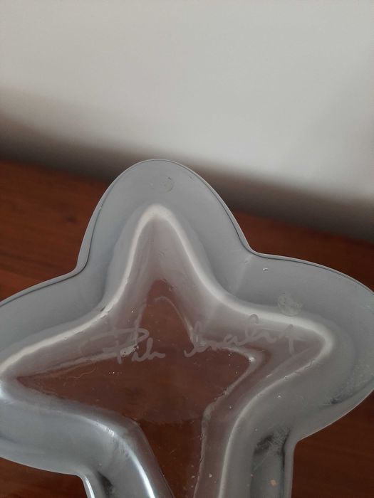 Vaso de vidro grosso