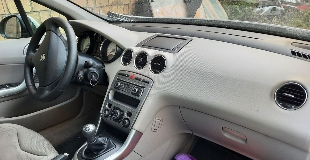 Peugeot 308 Торпедо, airbag, подушка, ремень безопасности.