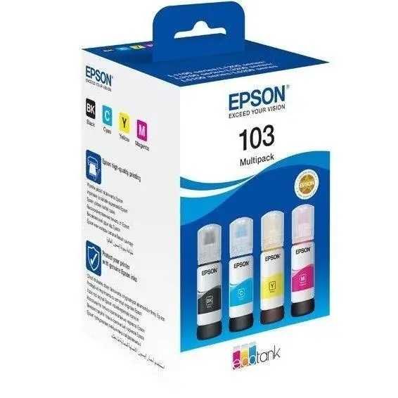 Комплект оригінального чорнила Epson 103 Multipack B/C/M/Y 4 х 65ml