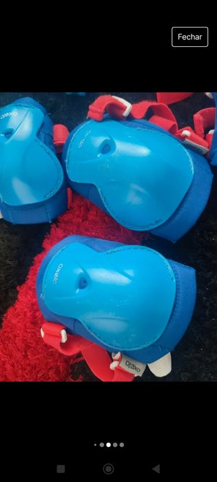 Patins de criança do 19/20 e 30/32 com proteções