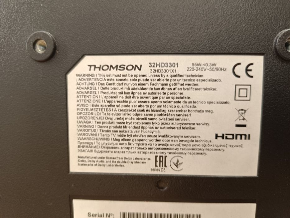 Telewizor tv Thomson  32` plus dekoder