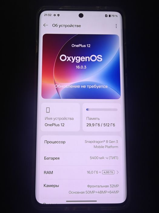 one plus 12 16/512