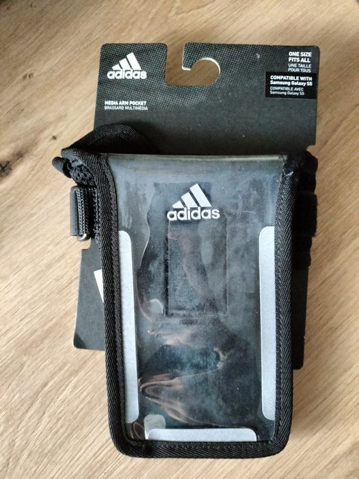 Adidas etui pokrowiec na telefon do biegania rower sport czarne nowe