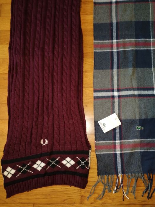 Cachecol novo Lacoste e FPerry homem