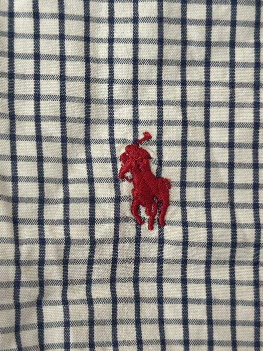 Koszula Polo Ralph Lauren L logowana krata plus size elegancka