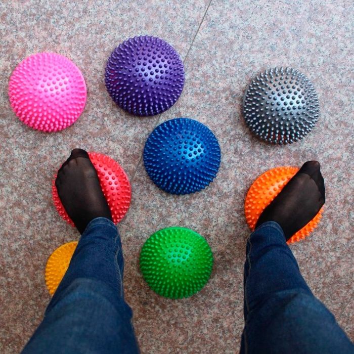 Массажная балансировочная подушка/полусфера/диск/массажер для стоп/ног