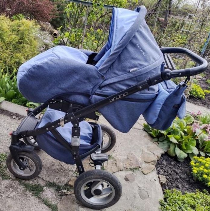 Коляска 2в1 для хлопчика