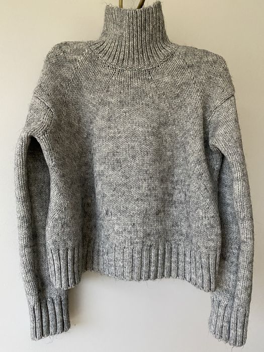 ZARA golf sweter szary NOWY
