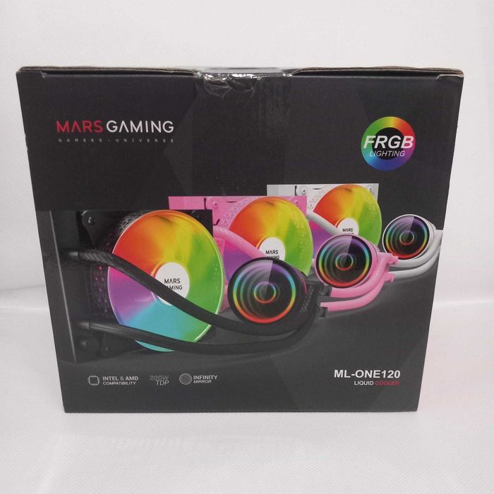 Mars Gaming ML-ONE120 FRGB - Refrigeração Líquida - Caixa selada