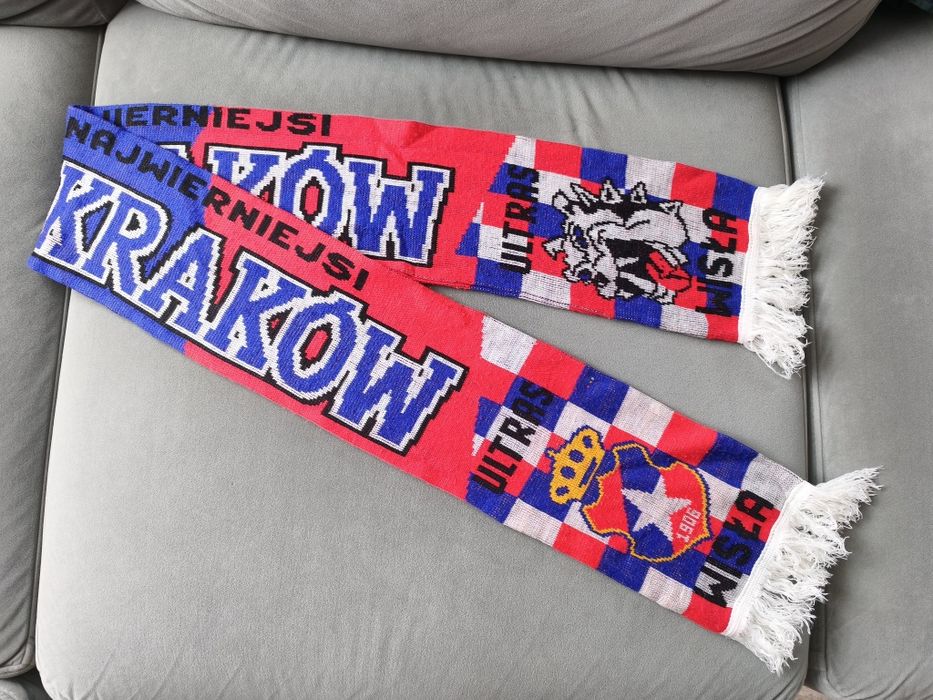 Szalik Wisła Kraków unikat - To my najwierniejsi ultras