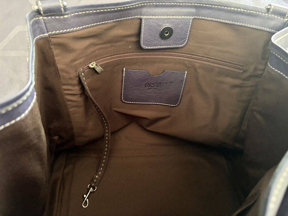 Bolsa Bree em pele genuína