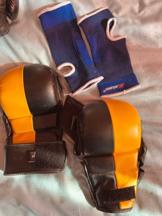 Kit Completo de Boxe / Kickboxing – Novo – Adidas + Outshock