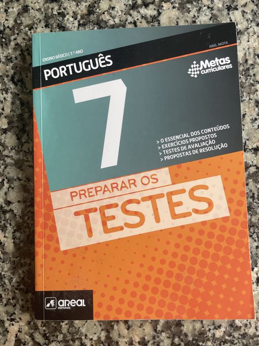 Preparar os testes de portugues 7 da Areal