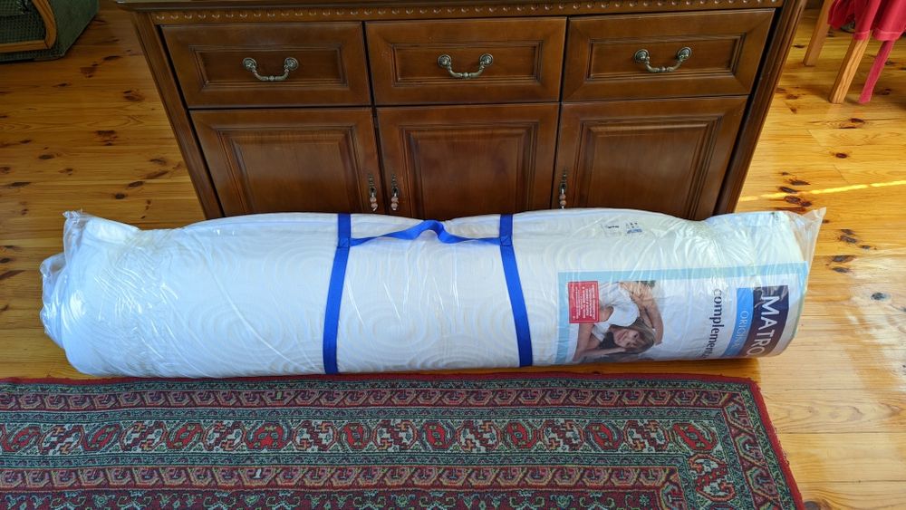 180×200×6 Рулонный Матрас 5-слойный с Кокосом Топпер на диван кровать