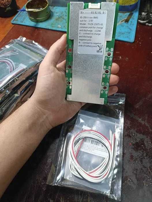 Плата BMS 7S Li-ion до 120A постійного току, гарний захист для батареї