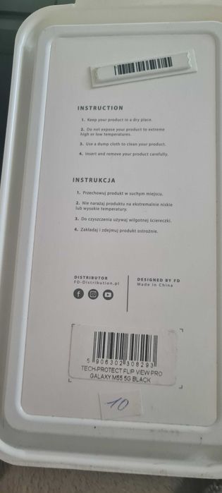 Etui Tech protect  do samsung galaxy M55 5G czarny