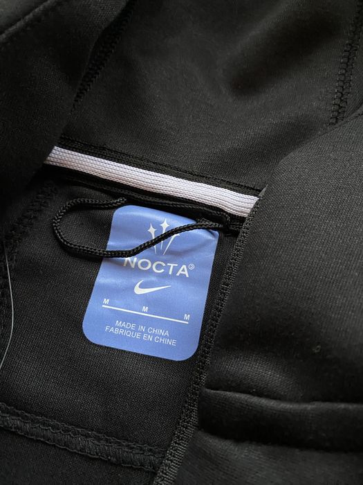 Nike tech fleece x nocta czarne komplet