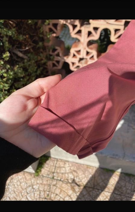 Calças tecido marca Zara