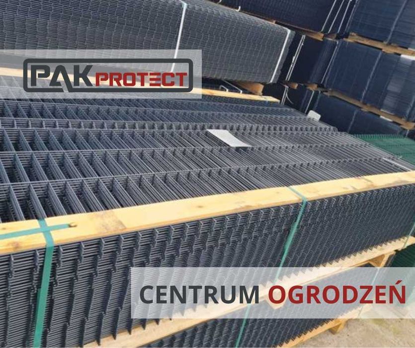 PRODUCENT Ogrodzenie panelowe 3D 2D h- 123cm Panel, Podmurówka