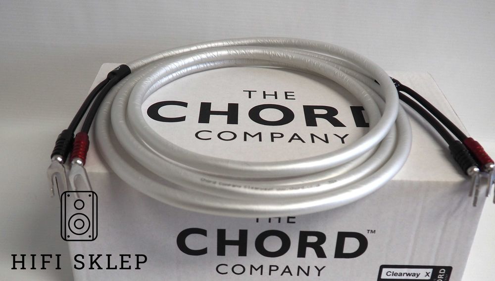 Chord Clearway X - Kabel głośnikowy na widełkach Ohmic / dł 2x3, 5 m