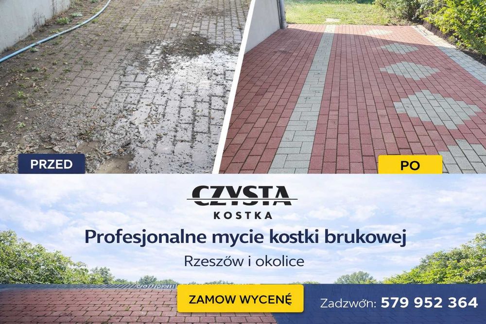 Czyszczenie kostki brukowej, elewacji i pranie tapicerki – Podkarpacie