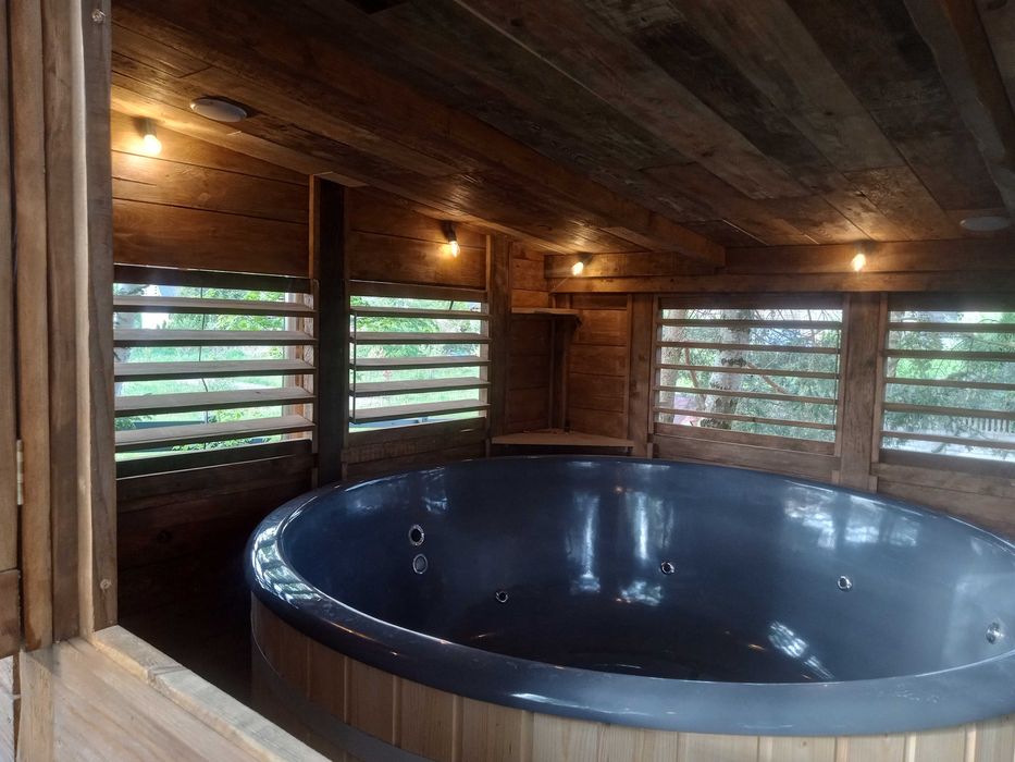Domek letniskowy, Mazury, Ukta, noclegi, jacuzzi, sauna kajaki
