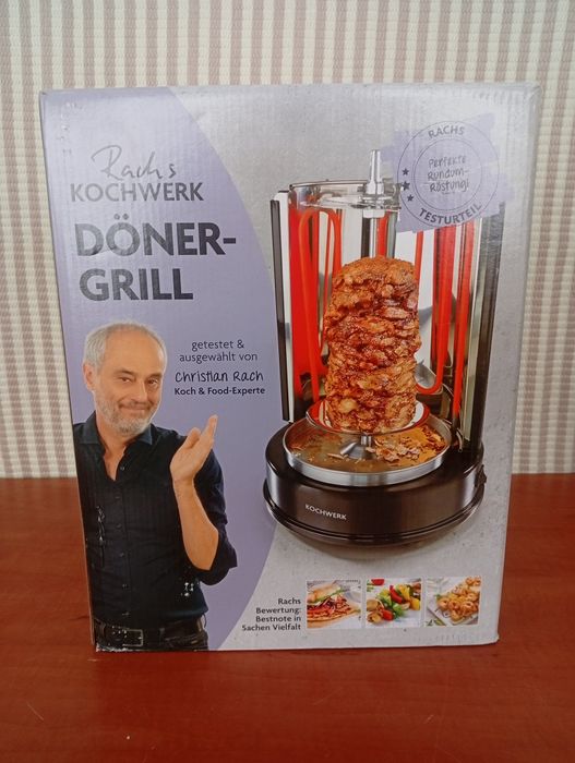 DonerGRILL pionowy 3W1 do kebaba kurczaka szaszłyków 1400W