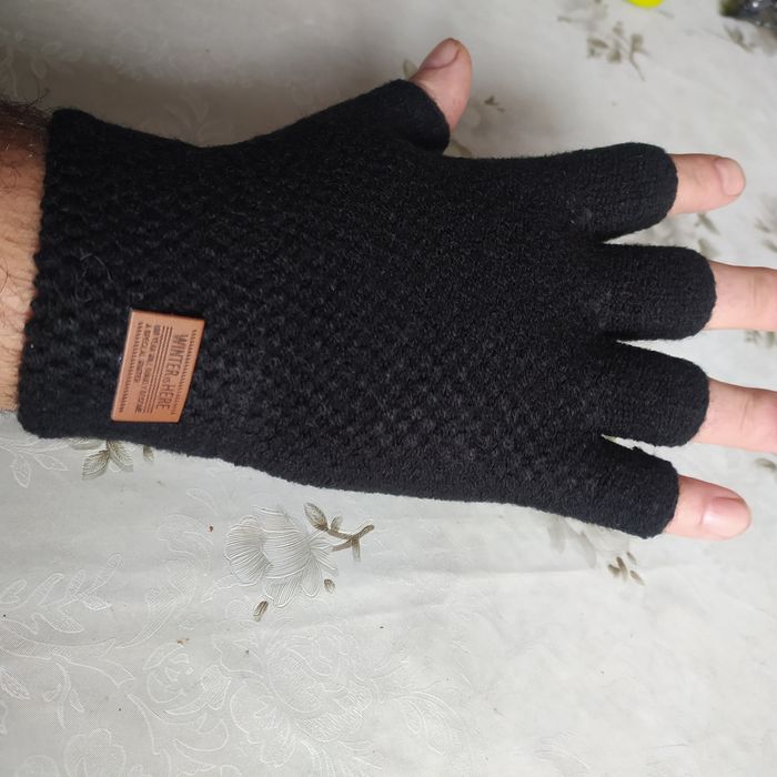 Ciepłe rękawiczki bez palców