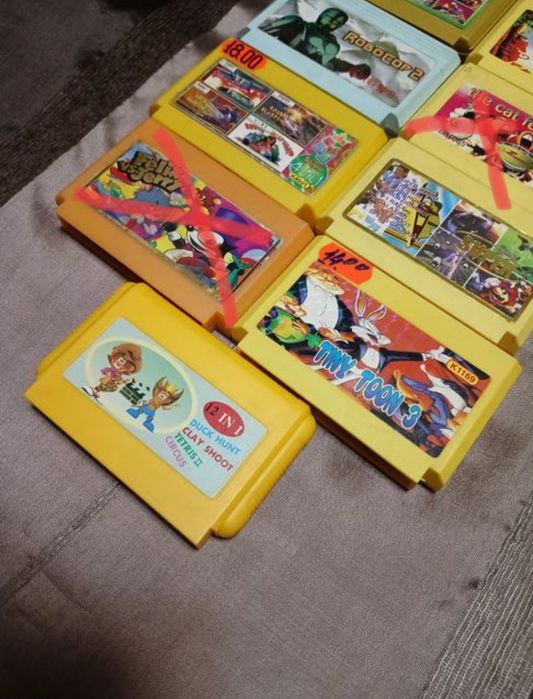 Картриджи денди.