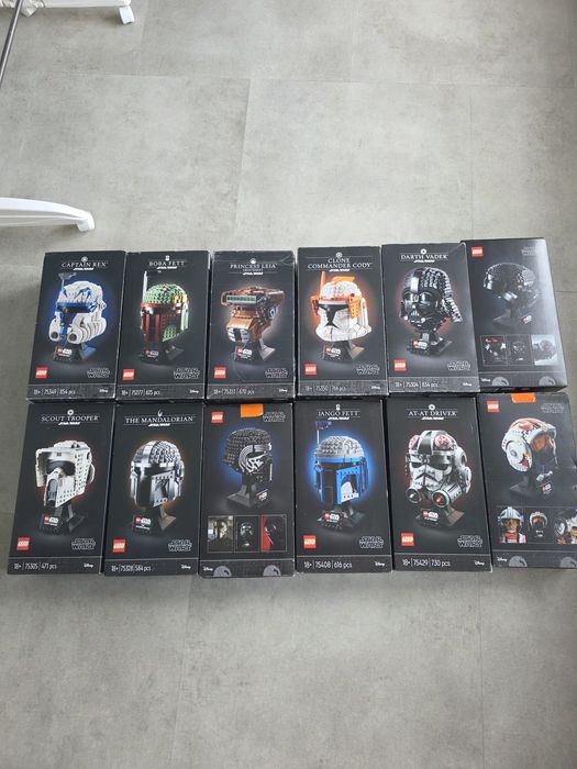star wars  hełmy 12 szt
