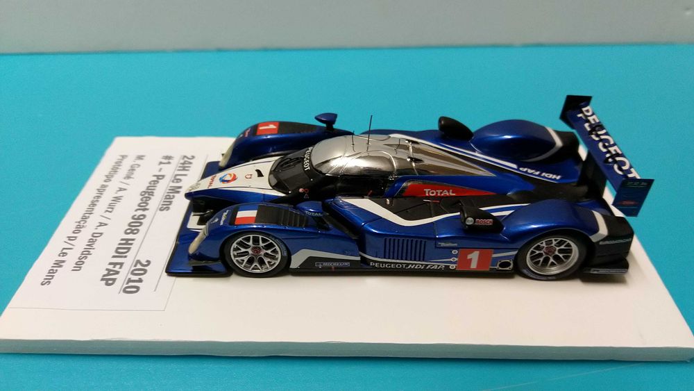 Peugeot 908 HDi FAP #1: Apresentação Equipa p/Le Mans 2010, Spark 1/43
