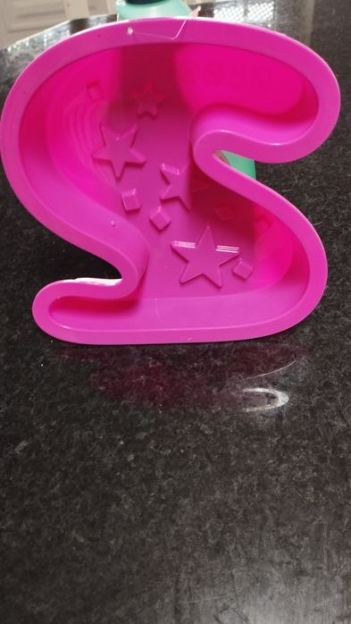 2 formas para bolos com o número 1 e 2