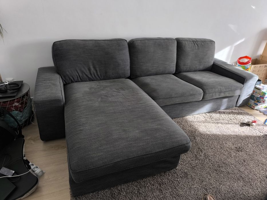 Sofá Kivik 3 lugares c/chaise longue (IKEA)