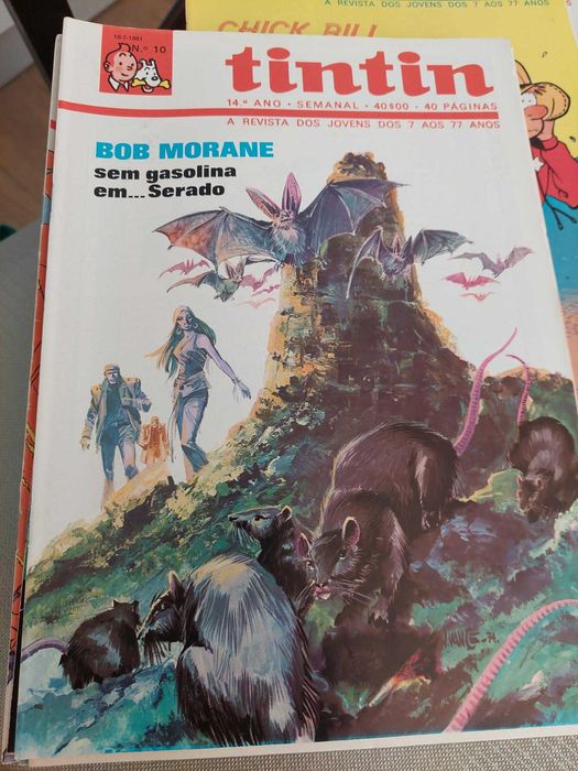 Revista Tintin – 14º Ano (lote grande, 44 números)