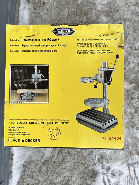 Свердлильна та фрезерна стійка Wabeco