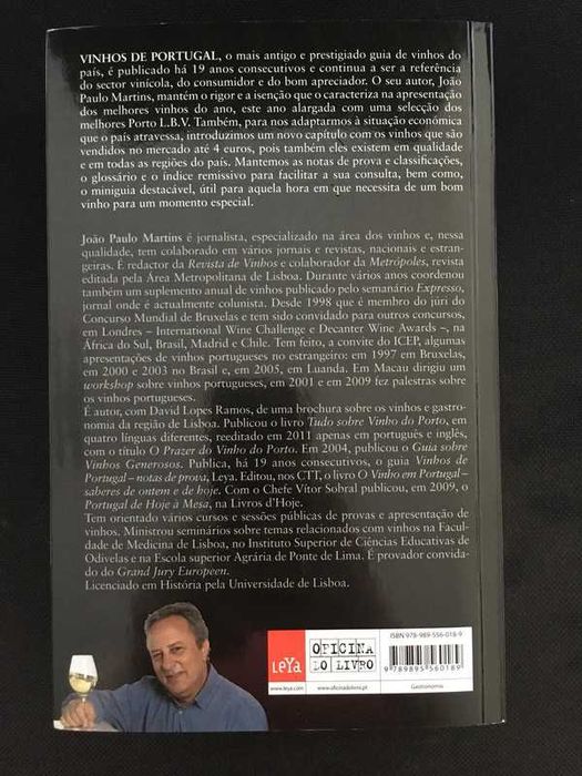 Livro Vinhos de Portugal 2013 de João Paulo Martins