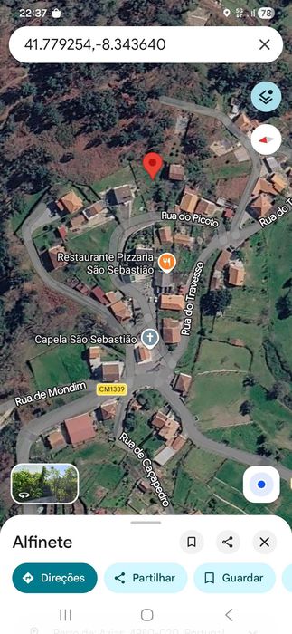 Terreno en zona de construção
