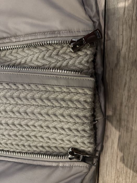 Жіночий пуховик MaxMara з натуральним хутром норки