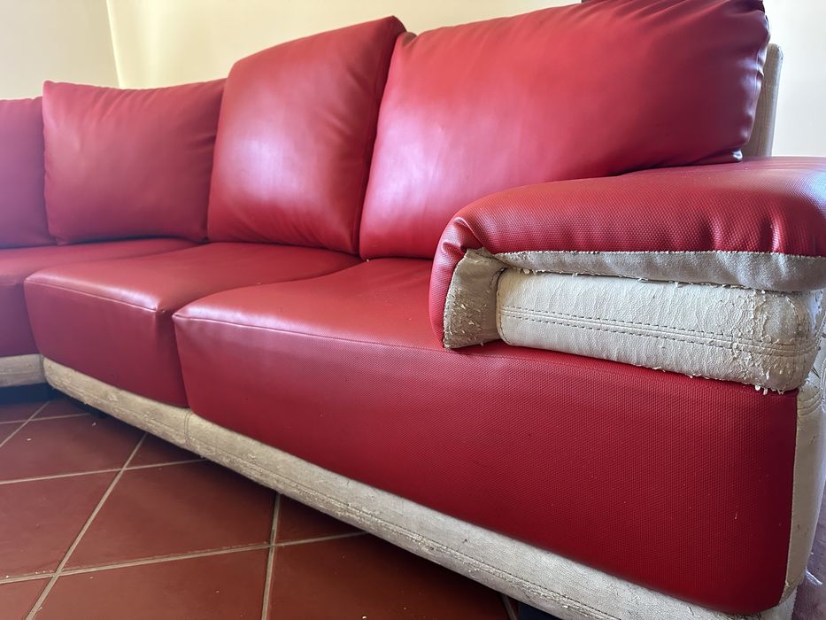 Sofá de Sala Canto Grande 7 Pessoas * Oportunidade