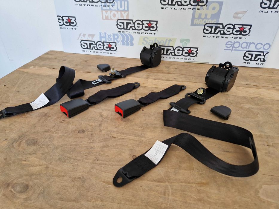 Kit Cintos Segurança 3 Pontos Aplicação Universal Frente Nissan Patrol