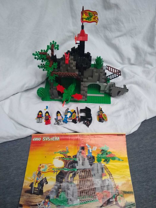 1993 Jaskinia Smoka LEGO 6076 Castle Dragon Knights instrukcja Rycerze
