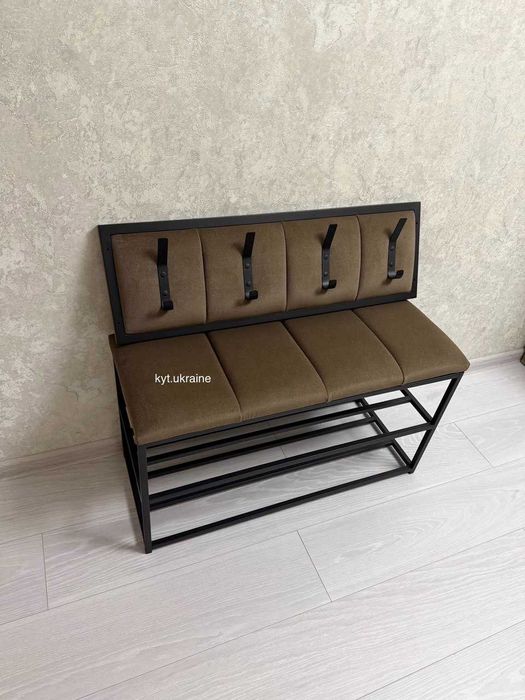 Банкетка для взуття, поличка, тумбочка, вішалка, полка, полиця Вінниця