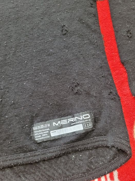 Bluzka r 110 merino wełniana termiczna termoaktywna bluzeczka