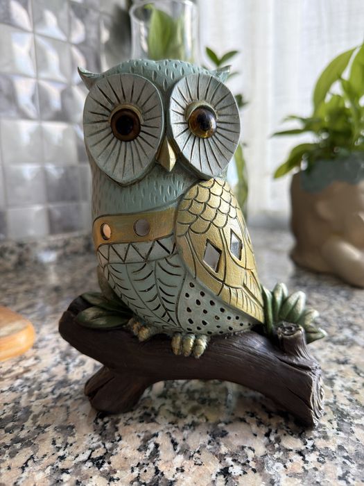 Mocho em gesso pintado