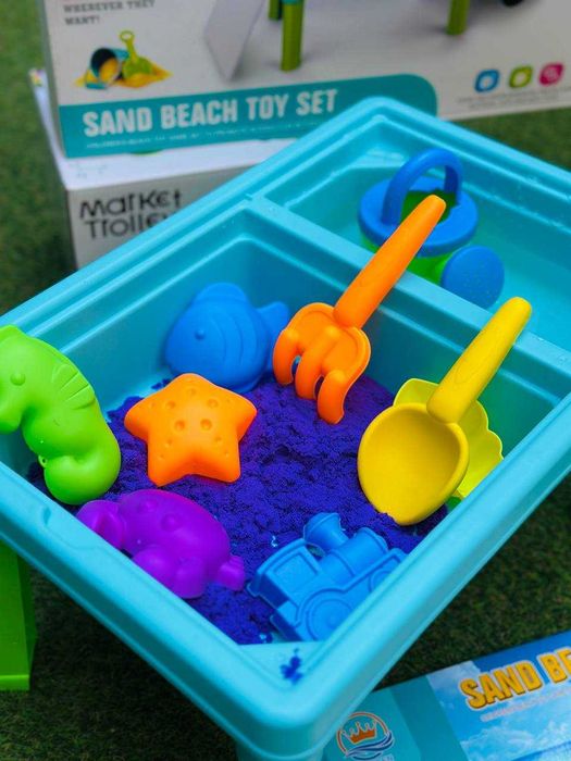 Акція!!! Дитячий стіл-пісочниця з набором для піску