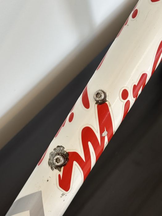 Frameset szosowy rama karbon aluminium