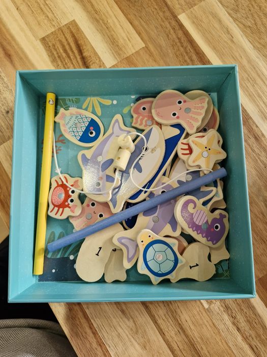 Jogo de Pesca Magnético PÊCHE MAGNÉTIQUE - Completo e em Bom Estado